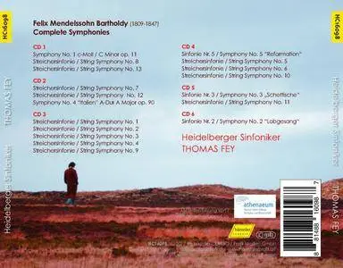 Thomas Fey, Heidelberger Sinfoniker - Mendelssohn Bartholdyn: Complete Symphonies (2018)