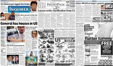 Philippine Daily Inquirer – February 08, 2011