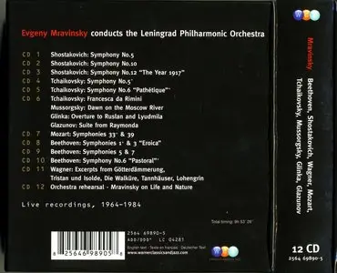 Evgeni Mravinsky - Leningrad Philharmonic Orchestra [12CD Box Set] (2007)