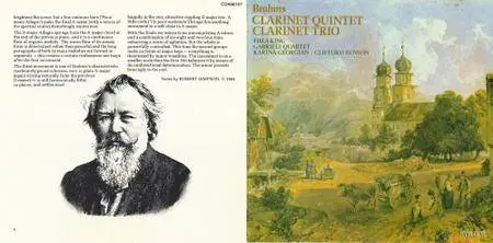 Thea King & Gabrieli String Quartet - Brahms: Clarinet Quintet; Clarinet Trio (1986)