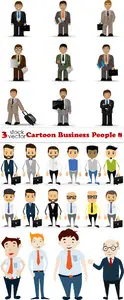 Vectors - Cartoon Business People 8