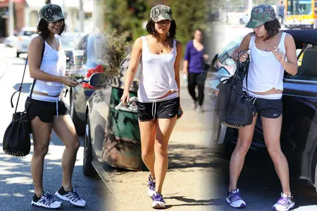 Vanessa Hudgens - Street candids in LA October 1, 2011