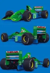 Cartoon Formula 1991 3D Model