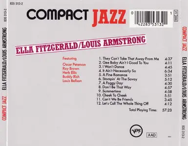 Ella Fitzgerald & Louis Armstrong - Compact Jazz (1988)