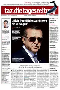 Tageszeitung TAZ vom 01 April 2014