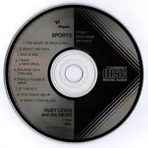 Huey Lewis and The News - Sports (1983) {Toshiba-EMI Black Triangle CP32-5029}