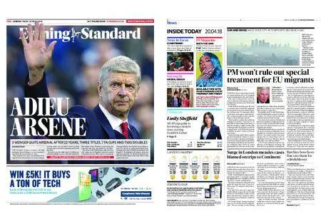 London Evening Standard – April 20, 2018