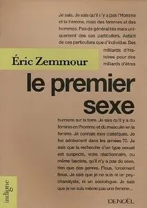 Éric Zemmour, "Le Premier Sexe"