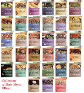 Collection: 33 e-book series Easy Menu Ethnic Cookbooks