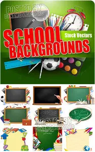 School backgrounds - Stock Vectors