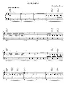 Homeland (Main Title) - Hans Zimmer, Spirit: Stallion Of The Cimarron Movie (Piano-Vocal-Guitar)