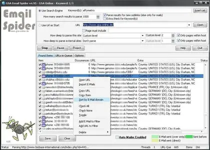 GSA EMail Spider 5.33 Multilanguage portable