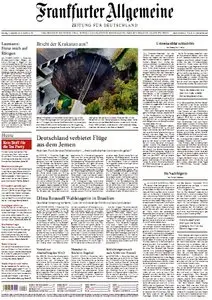 Frankfurter Allgemeine Zeitung mit RMZ vom 2. November 2010