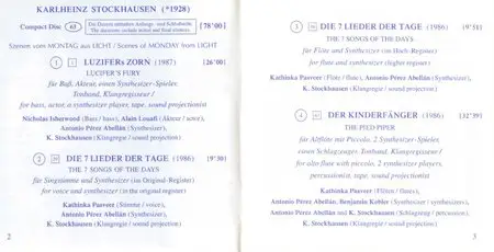 Karlheinz Stockhausen - Stockhausen Edition no. 63 - Luzifers Zorn