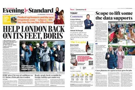 London Evening Standard – February 23, 2021