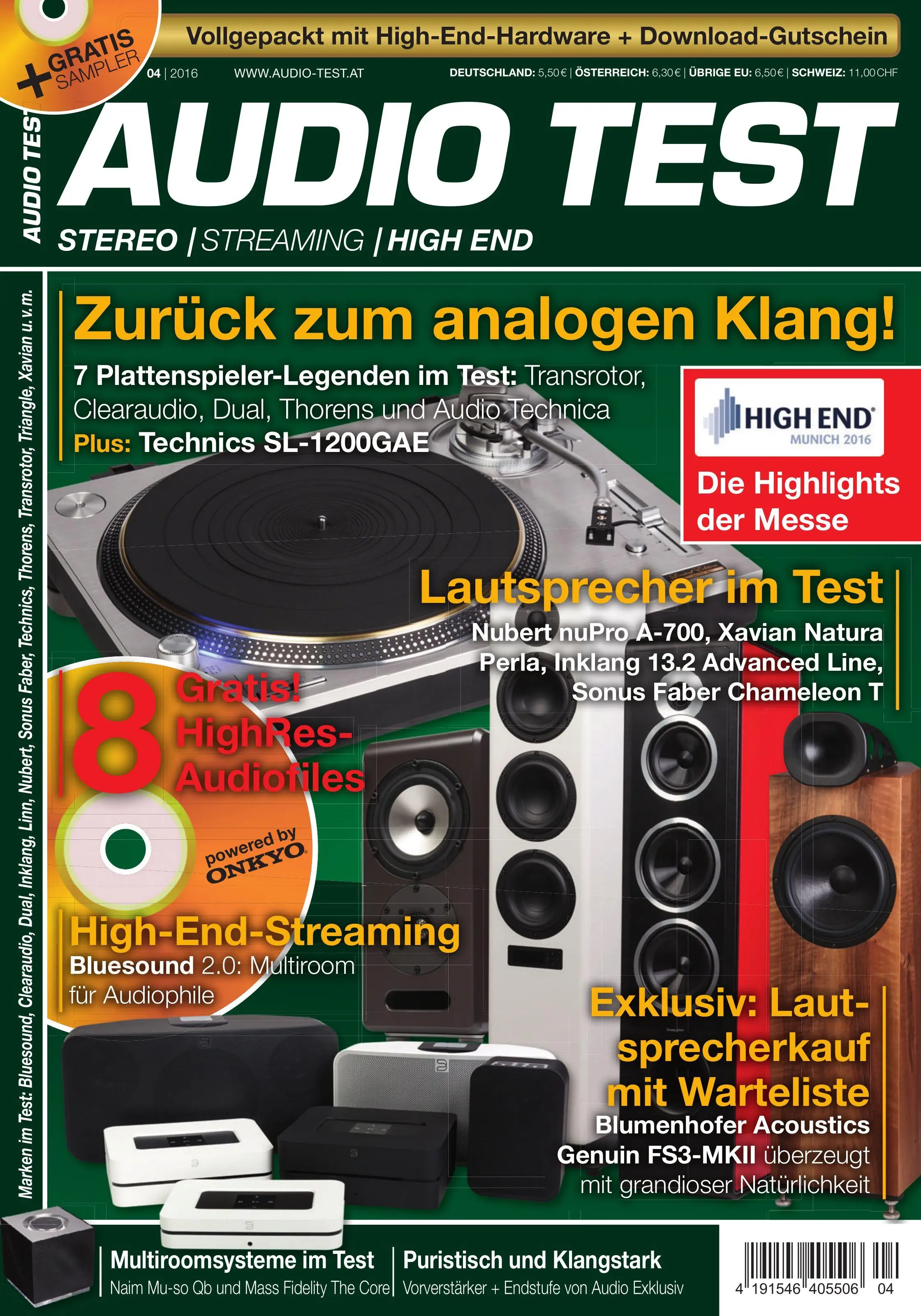 Audio Test – 04. Mai 2016