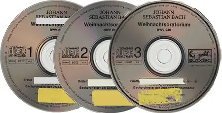 Bach - Dresdner Kreuzchor - Weihnachtsoratorium (1984) {3xCD}