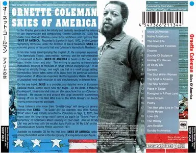 Ornette Coleman - Skies Of America (1972) {2014 Japan Jazz Collection 1000 Columbia-RCA Series SICP 4042}