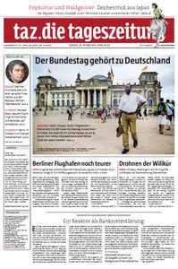 Tageszeitung TAZ vom 22 Oktober 2013
