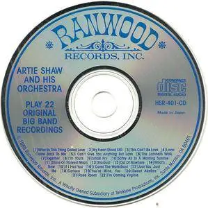 Artie Shaw & His Orchestra - 22 Original Big-Band Recordings (1985) {Ranwood}