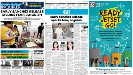 Philippine Daily Inquirer – August 22, 2019