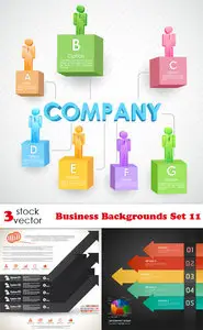 Vectors - Business Backgrounds Set 11
