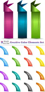 Vectors - Creative Color Elements Set