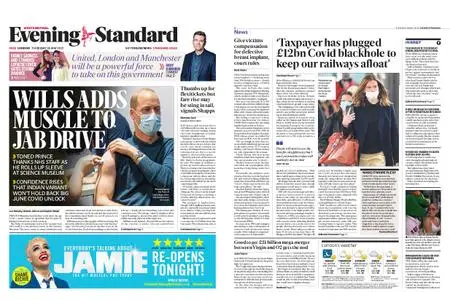 London Evening Standard – May 20, 2021