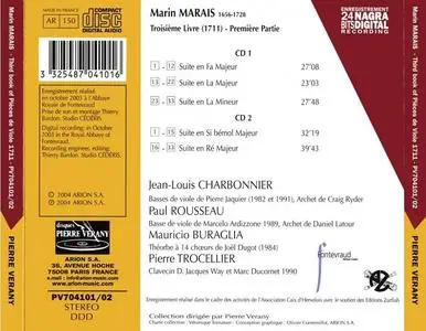 Jean-Louis Charbonnier - Marin Marais: Pièces de Viole: Troisième Livre (1711) - Première Partie (2004)