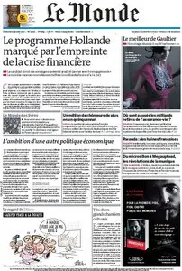 Le Monde et Supplément Livres du 27 Janvier 2012