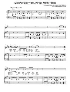 Midnight train to memphis - Chris Stapleton (Piano-Vocal-Guitar)