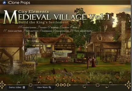 Iclone Medieval Village Vol.1