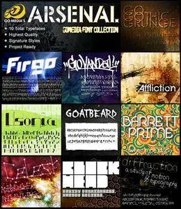 Go Media Commercial Fonts Bundle