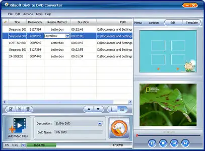 Xilisoft DivX to DVD Converter v3.045 build 1231