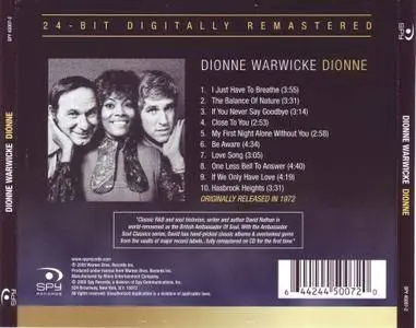 Dionne Warwicke - Dionne (1972) [2005, 24-bit Digitally Remastered Reissue]