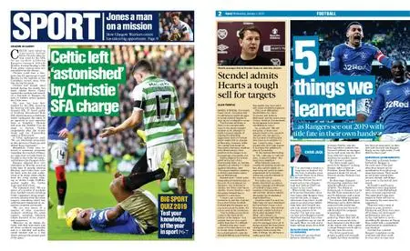 The Herald Sport (Scotland) – January 01, 2020