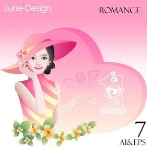 June-Design Illust - Romance Girl