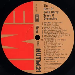John Barry - The Best of John Barry Seven & Orchestra (EMI 1979) 24-bit/96kHz Vinyl Rip