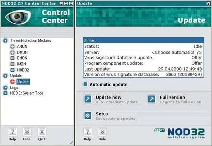 Nod32 antivirus portable version 2.7(scanner only)