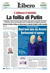 Libero - 22 Febbraio 2022