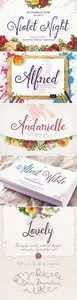 Violet Night Typeface Font