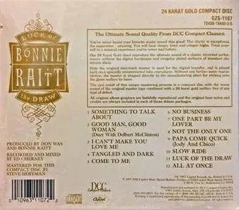 Bonnie Raitt - Luck of the Draw (1991) [DCC, GZS-1107]