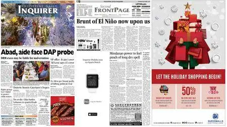 Philippine Daily Inquirer – October 01, 2015
