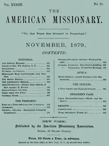 «The American Missionary — Volume 33, No. 11, November, 1879» by Various