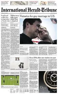 International Herald Tribune from Thursday, 27. June 2013
