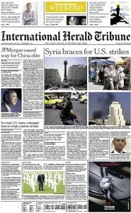 International Herald Tribune Asia from Saturday, 31. August 2013