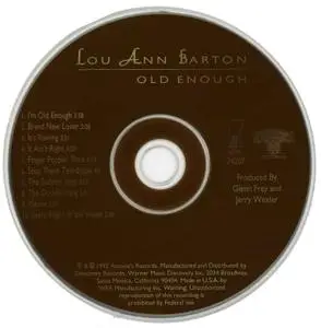 Lou Ann Barton - Old Enough (1982) [1997, Reissue]