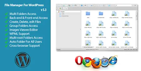 CodeCanyon - File Manager Plugin v5.3.3 For WordPress