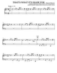 That's What It's Made For - Lil Jon, Ludacris, Usher, Usher featuring Lil Jon & Ludacris (Piano-Vocal-Guitar)