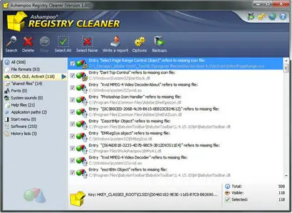 Ashampoo Registry Cleaner v1.00 Portable